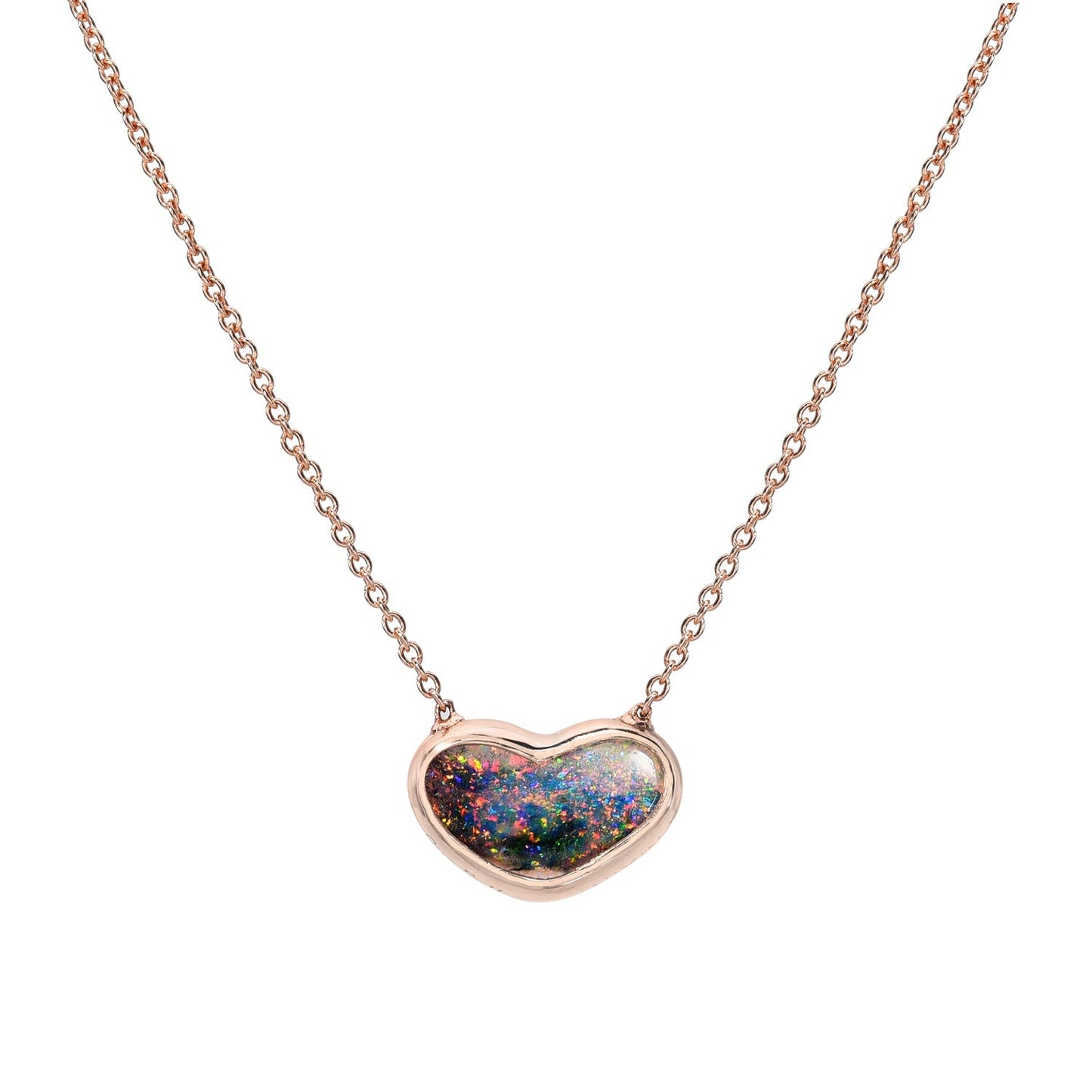 An Australian Black Opal Necklace