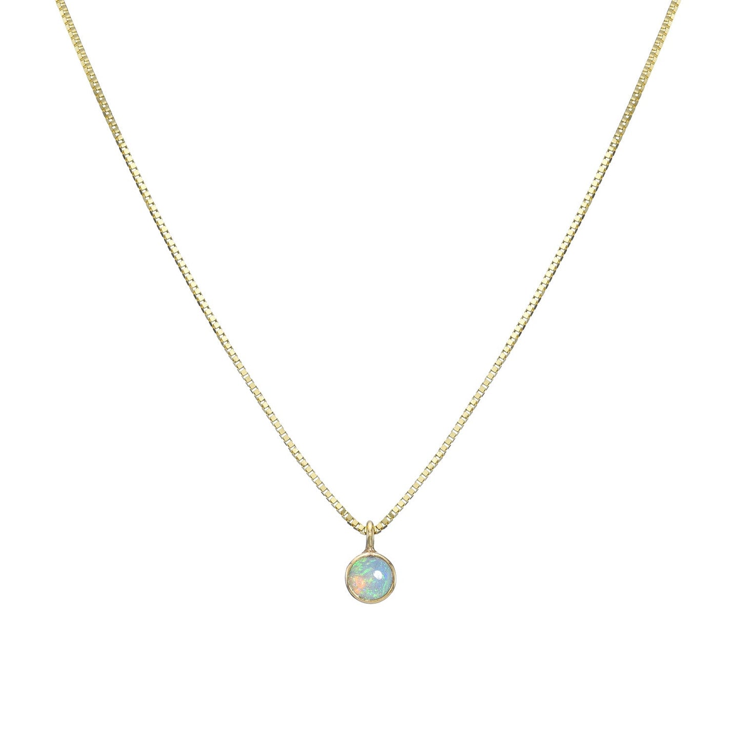 Belle Petite Australian Opal Necklace