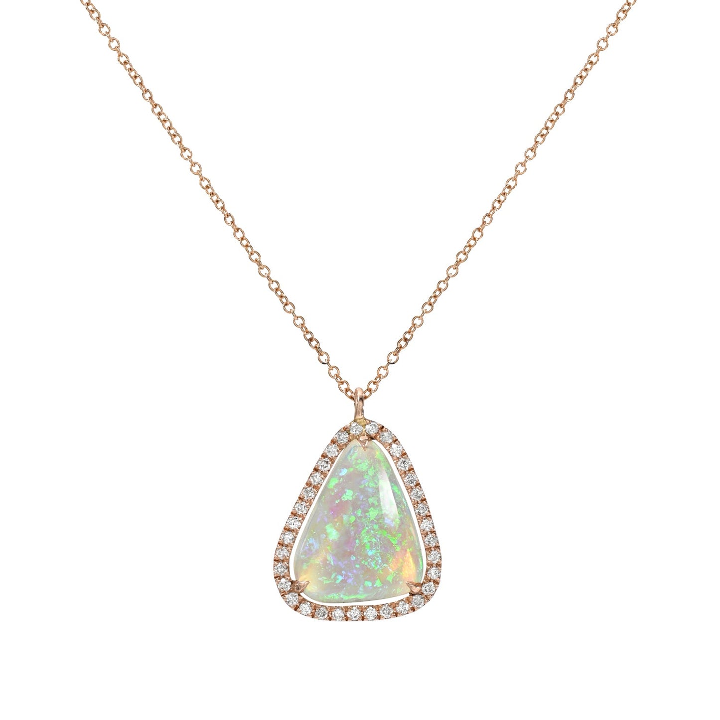 Sacred Angles Australian Opal Necklace