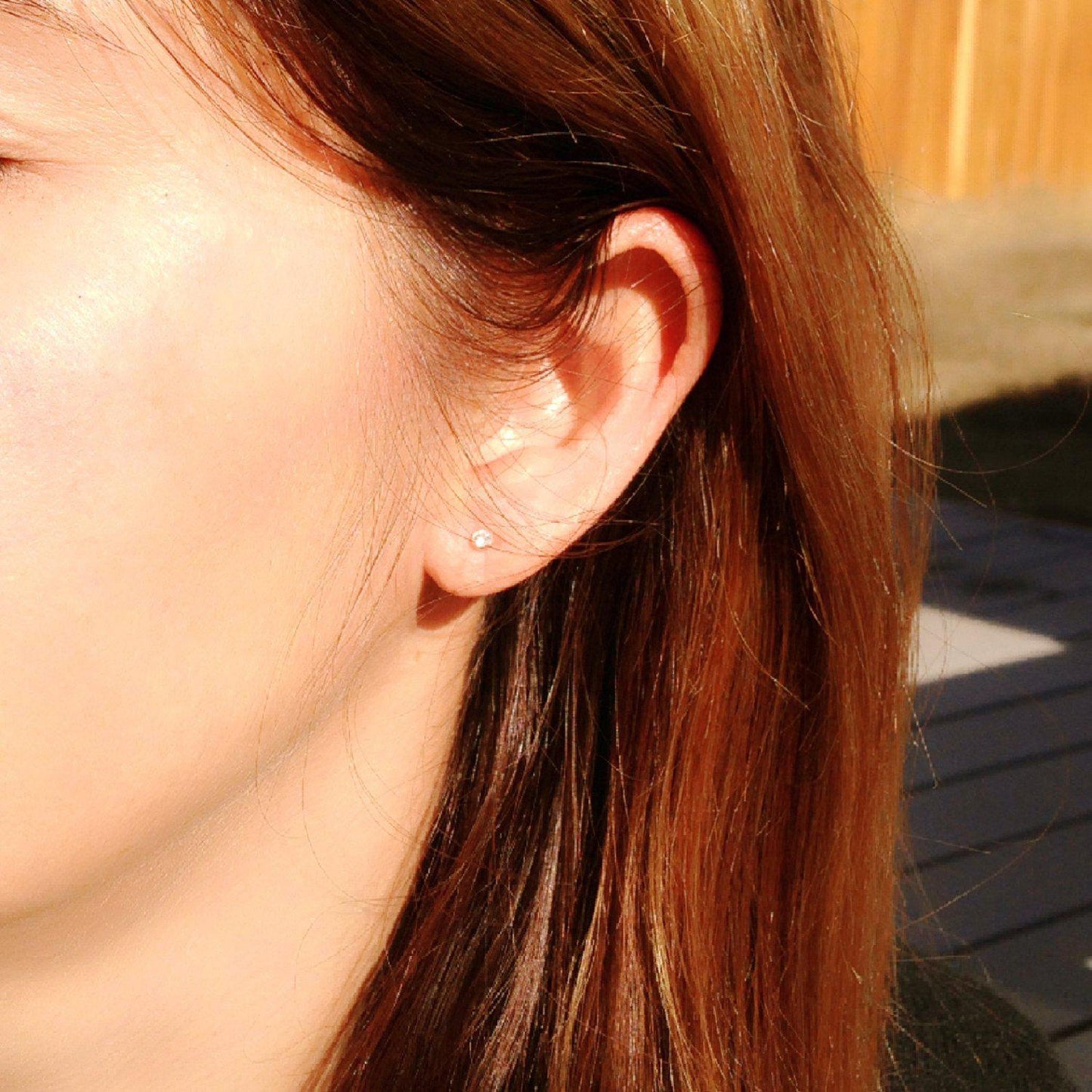 Tiny Diamond Studs