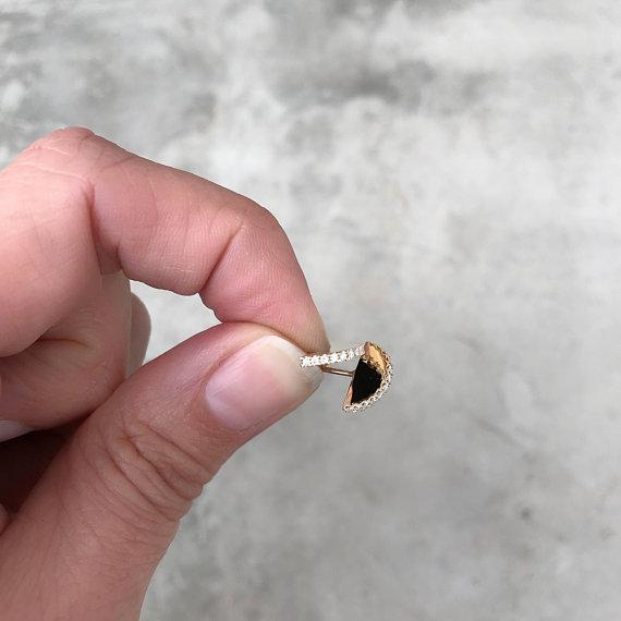 Pave Ear Fan Gold Stud Earrings-earrings-NIXIN-NIXIN