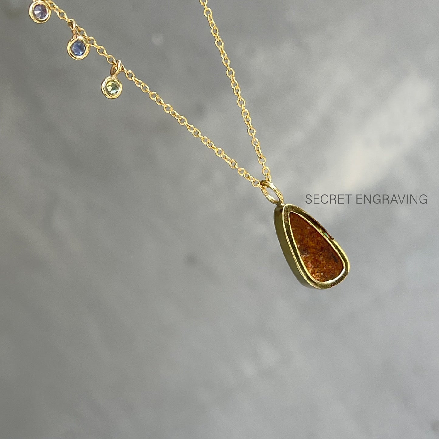 necklace Intuition Blue Opal Necklace