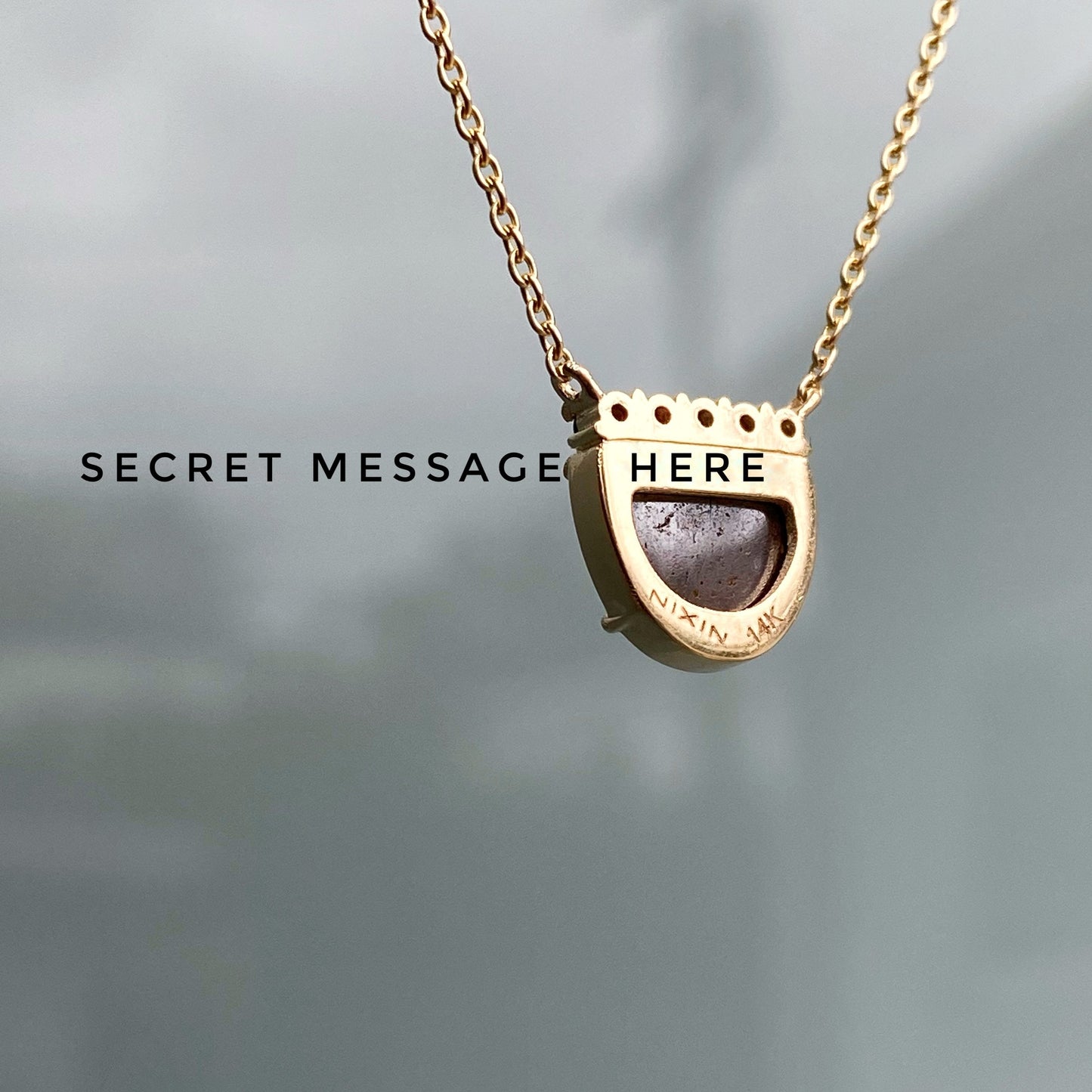 Marine Dreams Blue Boulder Opal Necklace by NIXIN Jewelry