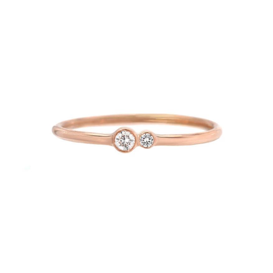 diamond cluster ring yellow gold