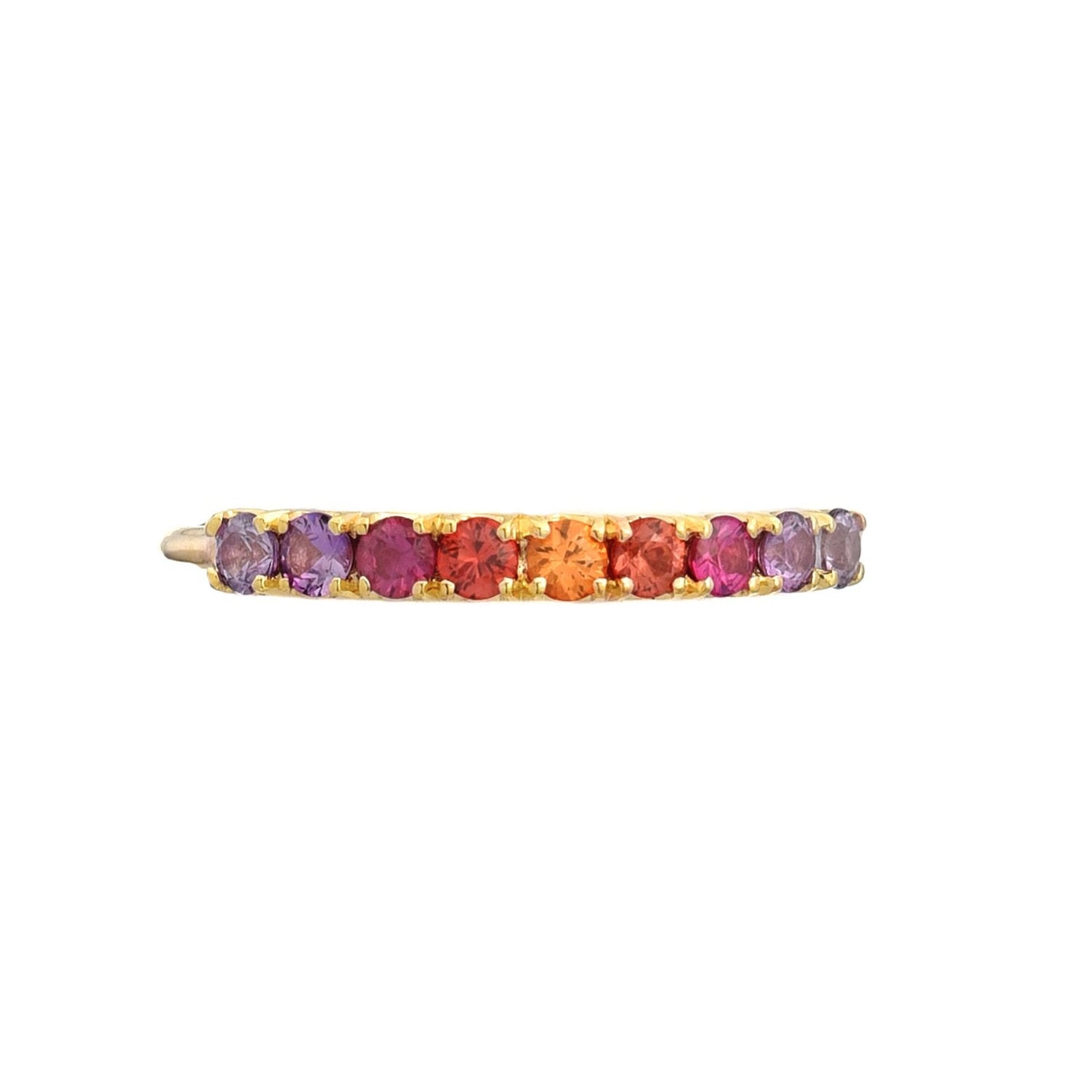 Riviera Double Linea Ombré Sapphire Bar Ring line + hue collaboration with NIXIN Jewelry