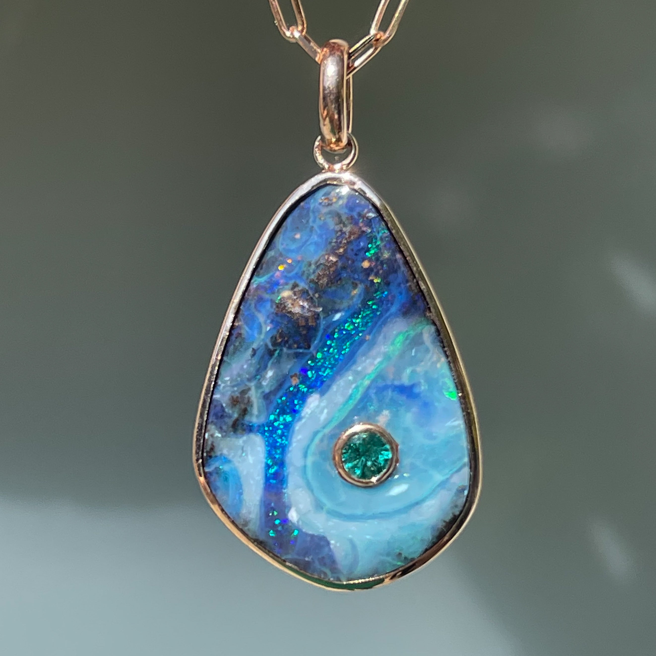 Fire Opal Pendant Necklace - 925 Sterling Silver – The ArtSea Shop & Studio
