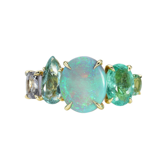 ring Adriatic Mist Australian Opal Ring