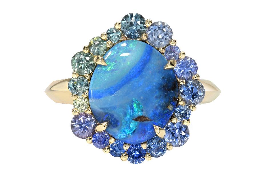 Windswept Opal Ring