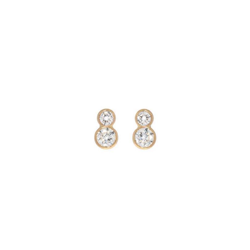 rose gold earrings studs