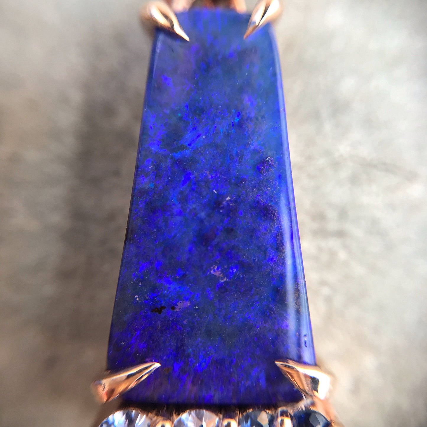 Solstice Blue Boulder Opal Earrings-earrings-NIXIN-NIXIN