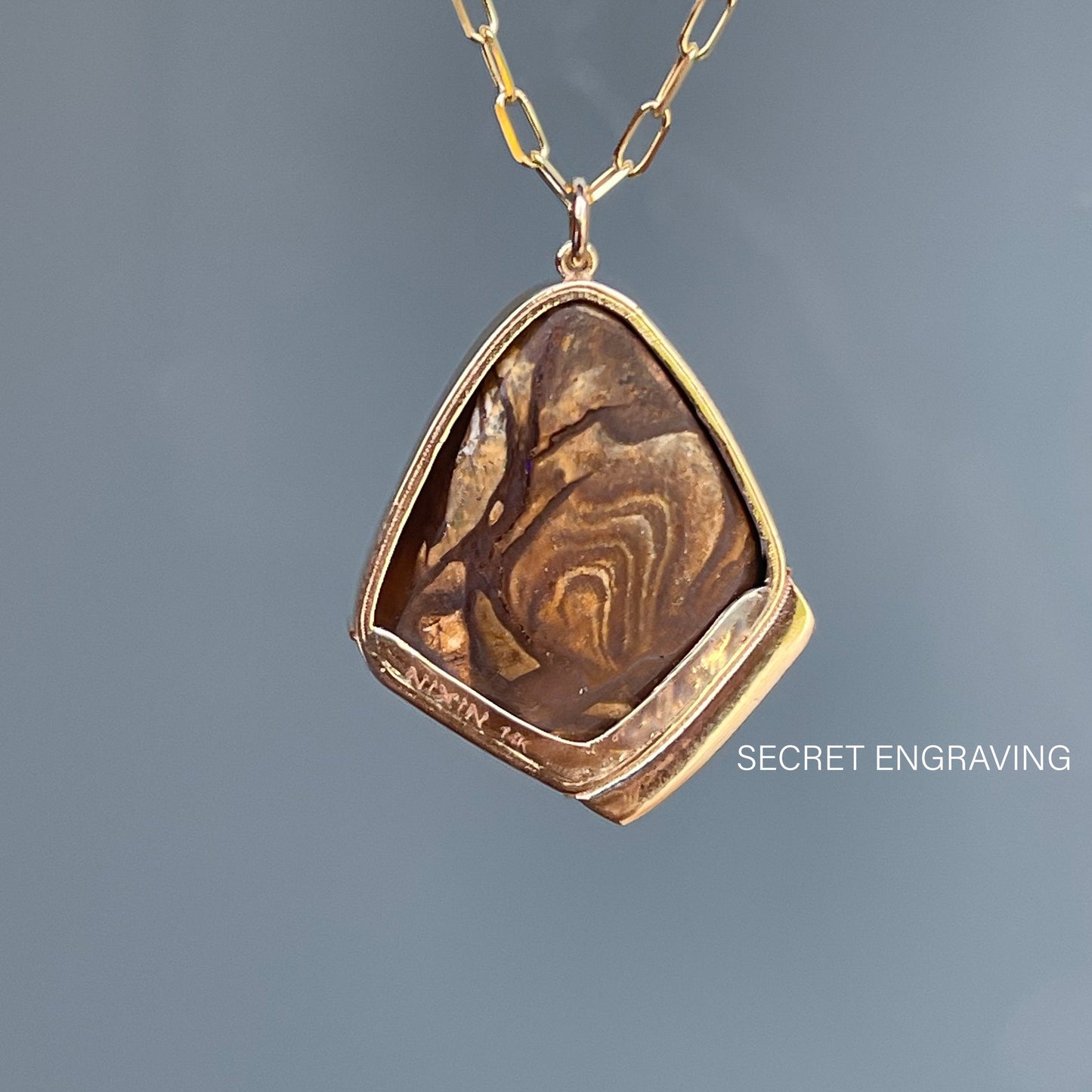 necklace Hidden Cove Sapphire and Opal Necklace