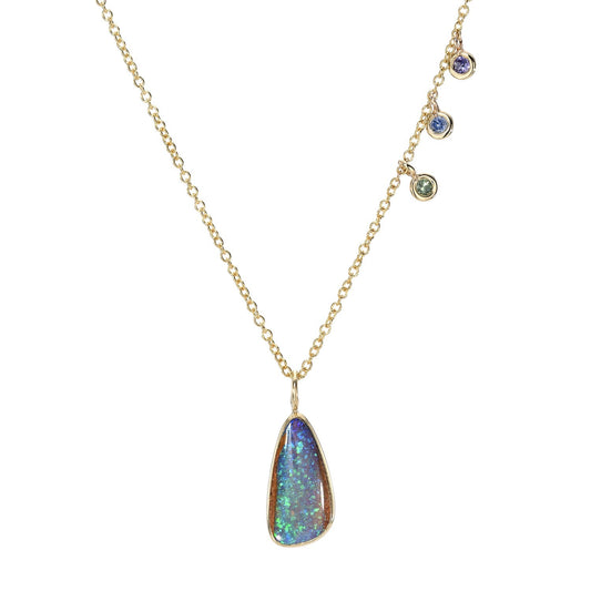 necklace Intuition Blue Opal Necklace