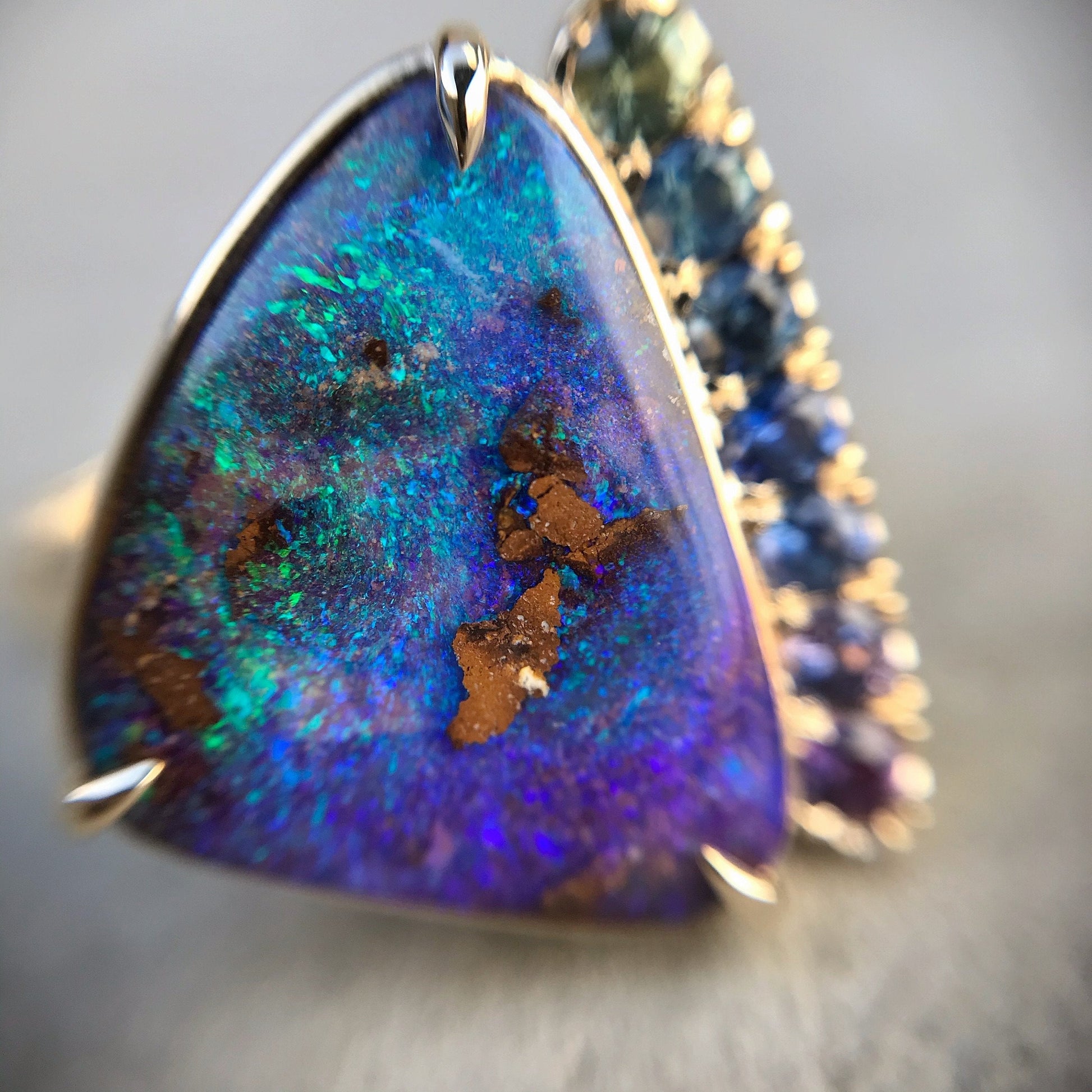 ombré opal ring